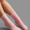 5pairs Plain Textured Mid-Calf Socks
