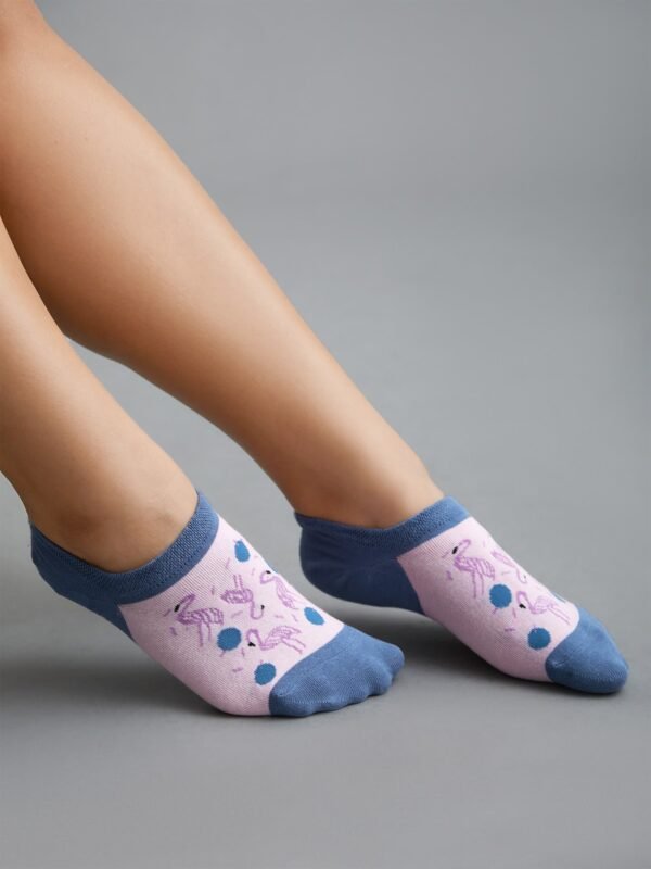 Print Color Contrast Socks