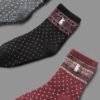 3 Pairs Vintage Rabbit Embroidered Mid-Calf Socks