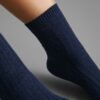 3 pairs Plain Textured Mid-Calf Socks