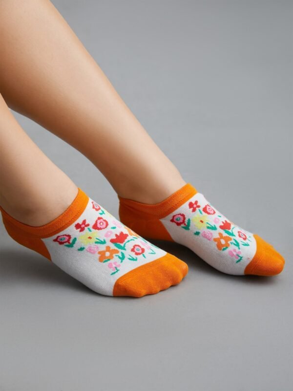Print Color Contrast Socks