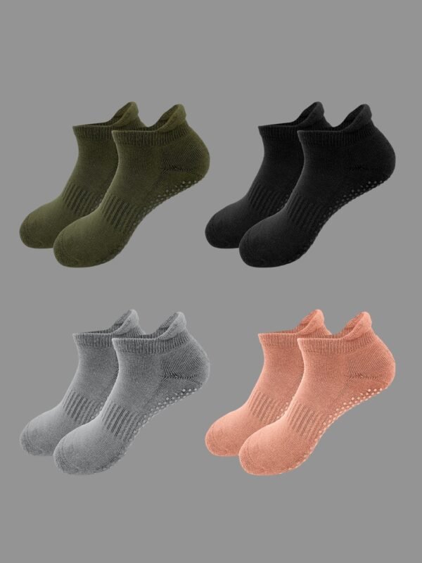 4 Pairs Non Slip Socks Socks