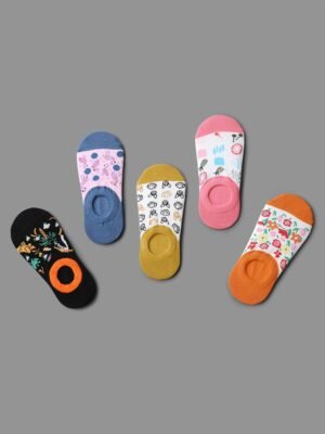 Print Color Contrast Socks